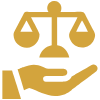 Adamant Global Trades - Trade Fairness - Balance Scale on Hand Icon