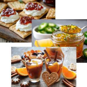 Adamant Commerces Mondiaux - Ensemble de photos représentant notre catégorie de produits des aliments spécialisés internationaux et locaux